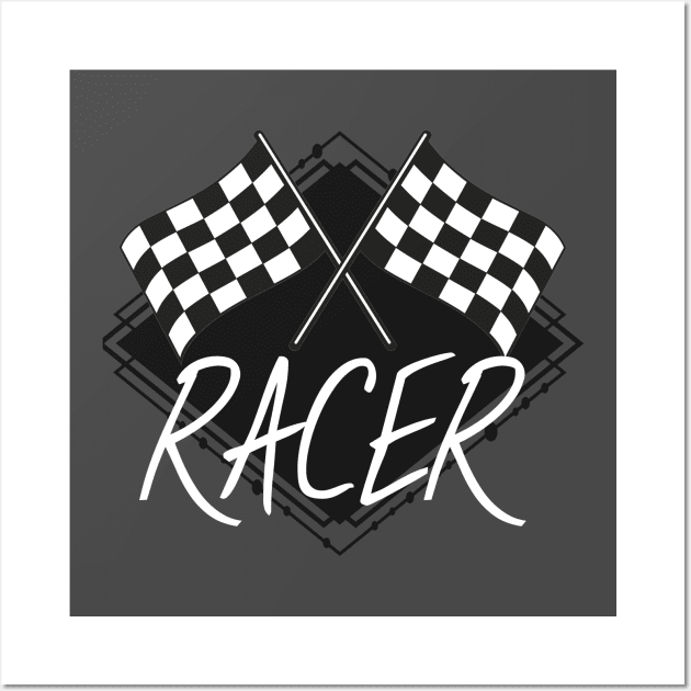 Racer Wall Art by maxcode